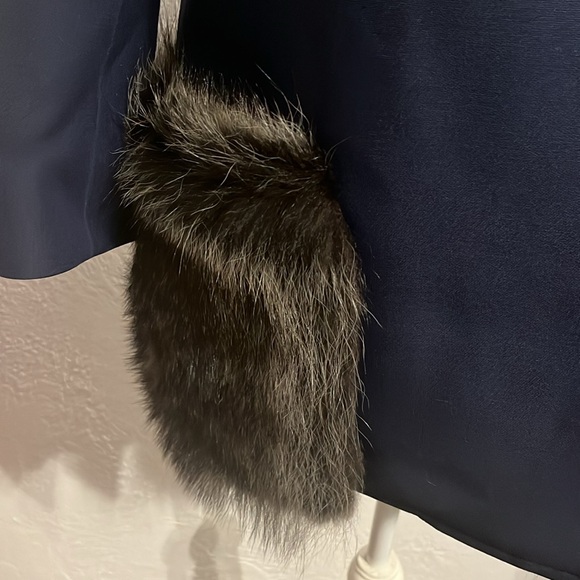 Derek Lam 2016 Fall RTW Collection Double Breasted Jacket with Fur Pockets sz 4 - Picture 2 of 14